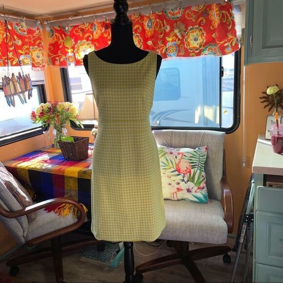 ANN Taylor LOFT fully lined knit sheath dress Med - Picture 3 of 11